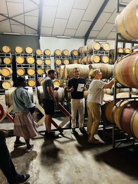 Fairview cellar tour 