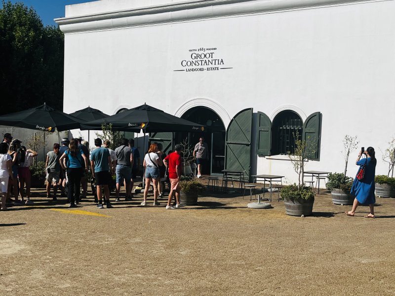 Groot constantia wine tasting room 