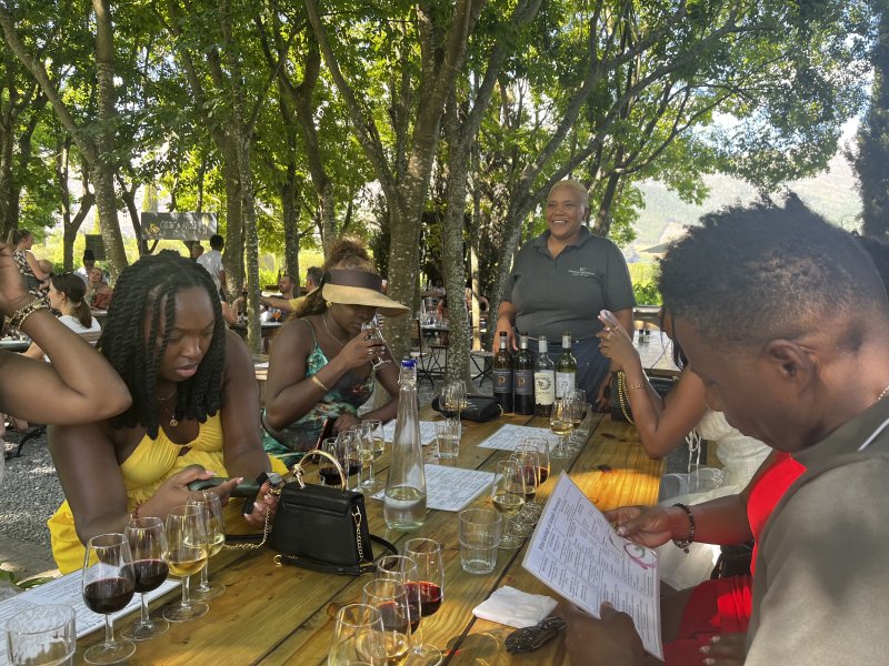 Wine tasting at la grande provence wine estate 