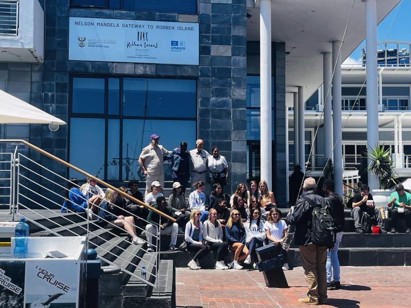 Robben Island office at clock tower 