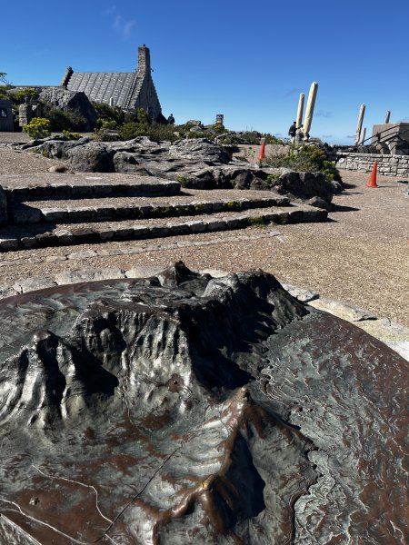 Twelve apostles on the top of the Table Mountain 