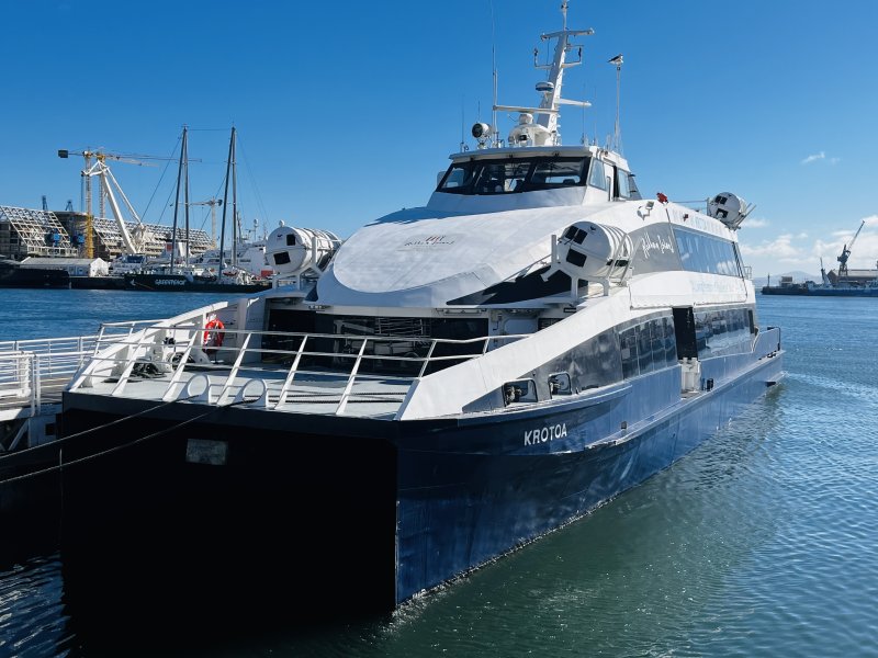 The ferry to Robben Island 